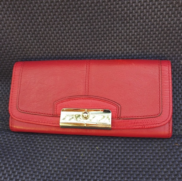 Coach Handbags - Red Coach Kristin Wallet Coach Handbags - Red Coach Kristin Wallet